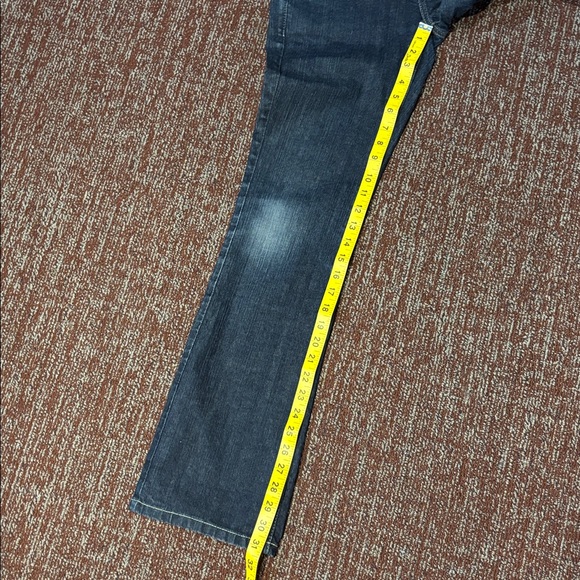 Guess vintage daredevil boot low rise dark wash denim women’s 26 - Picture 13 of 16